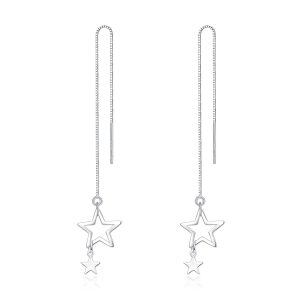 Sterling Silver Threader Earrings -0