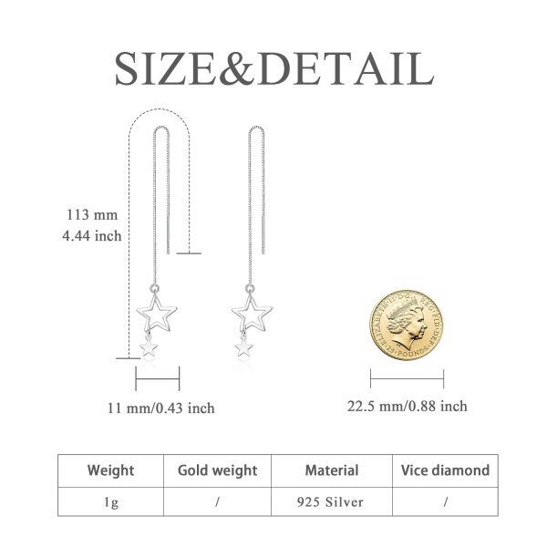 Sterling Silver Threader Earrings -3