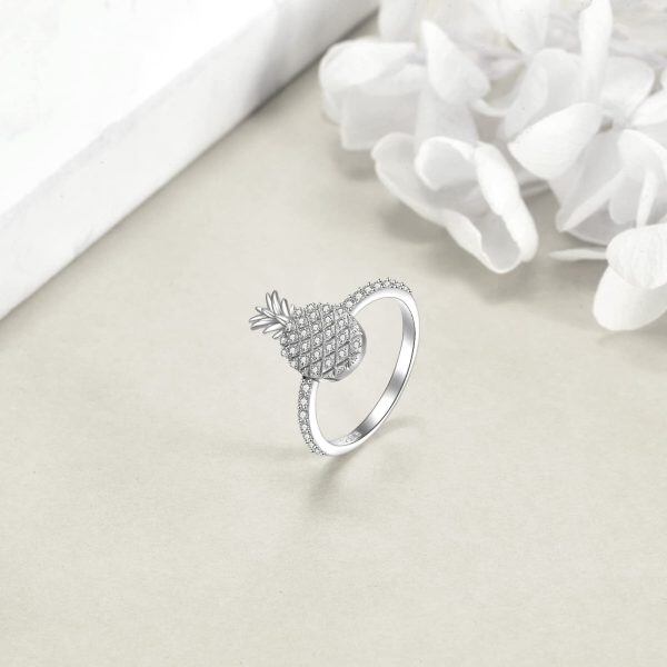 Sterling Silver Pineapple Ring-3