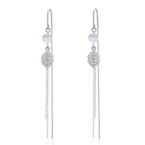 Sterling Silver Threader Earrings -0