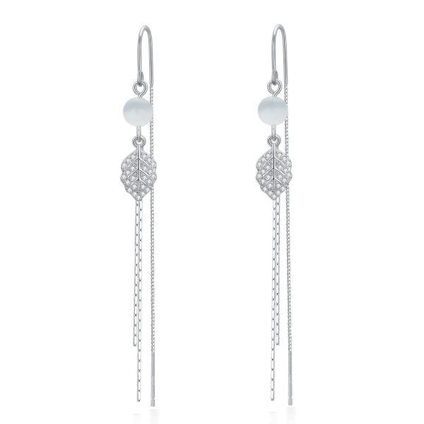 Sterling Silver Threader Earrings -0