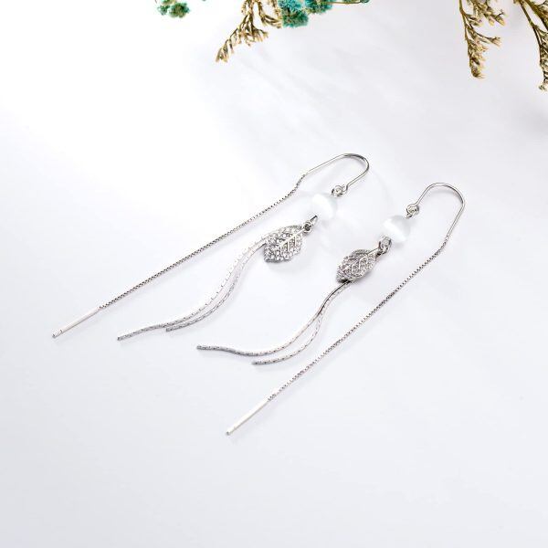 Sterling Silver Threader Earrings -4