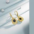 wholesale 925 Sterling Silver Gold Plated Onyx Teardrop Filigree Leverback Drop Earrings for Women Gift Ideas-0-3