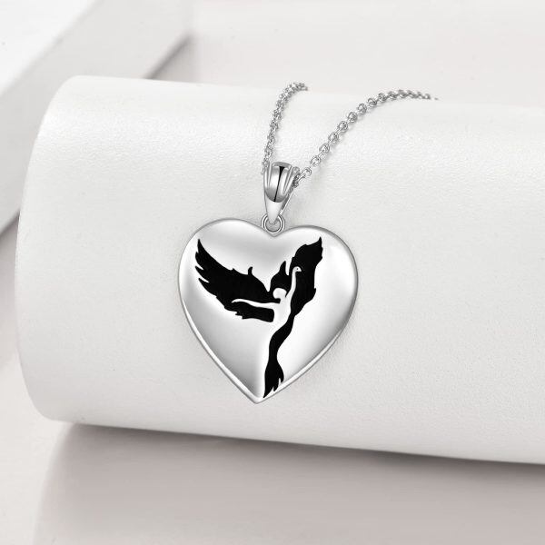 925 Sterling Silver Phoenix Necklace-1