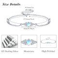 wholesale 925 Sterling Silver Celtic Knot Moonstone Charm Bracelet for Women-0-1