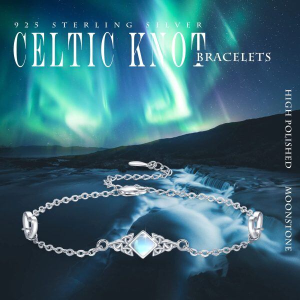 Sterling Silver Celtic Bracelets-4