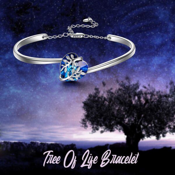 Sterling Silver Tree Of Life Bracelets-4