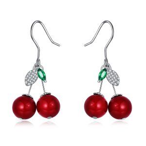 Sterling Silver Cute Dangle Earrings -0