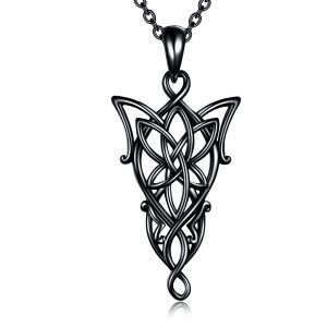 Sterling Silver The Lord of the Rings Necklace -0