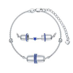 Sterling Silver Capsule Gift Bracelet -0