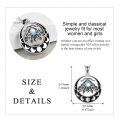 wholesale 925 Sterling Silver Gothic Moth & Moon Pendant Necklace for Women-0-2