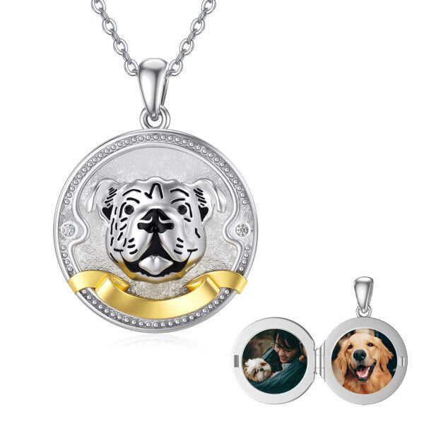 Sterling Silver Dog Necklace-0