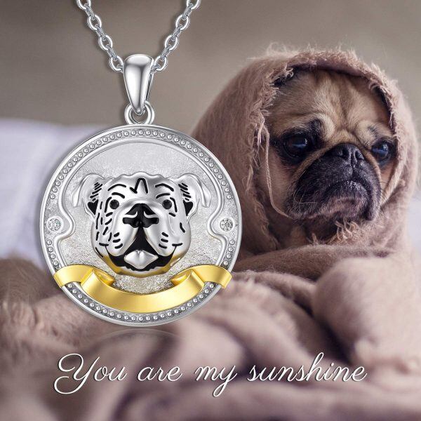 Sterling Silver Dog Necklace-5