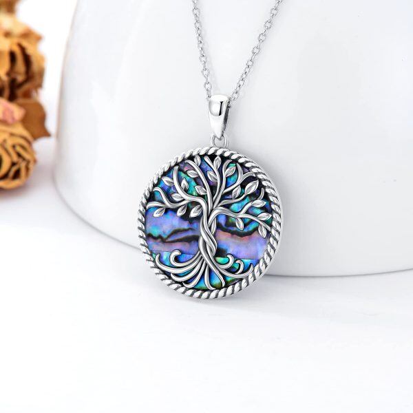 Sterling Silver Tree Of Life Necklace-1