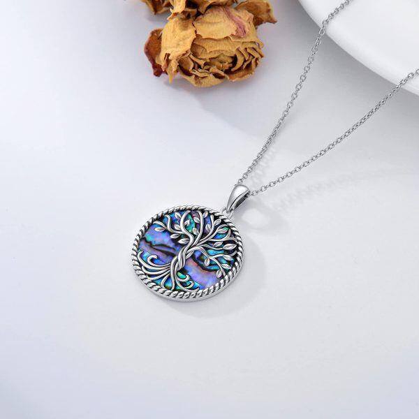 Sterling Silver Tree Of Life Necklace-2