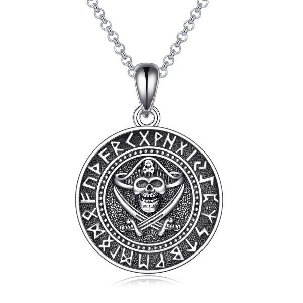 Sterling Silver Pirates Necklace-0