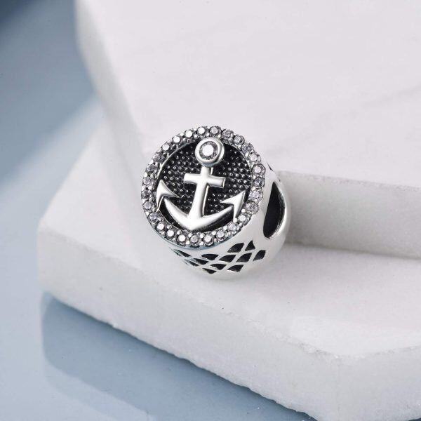 Sterling Silver Nautical Sailboat Personalized Pendant Necklace -3