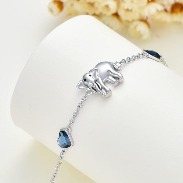 Sterling Silver Elephant Bracelets-1