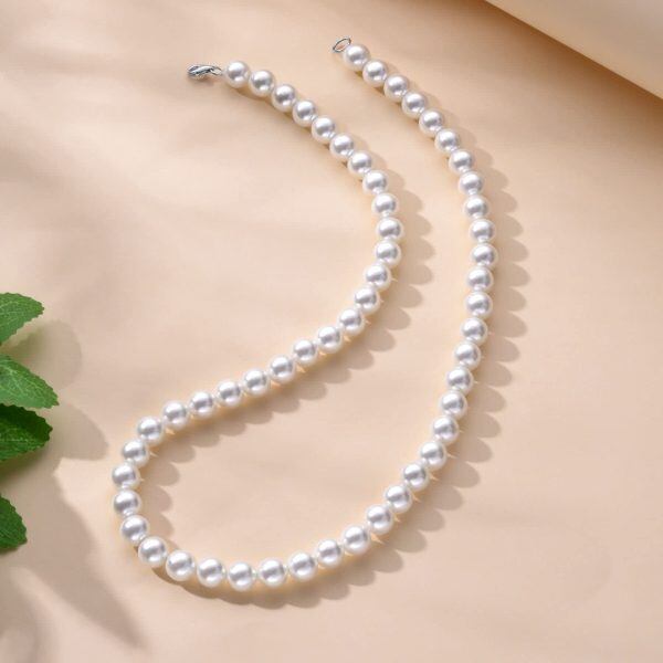 Sterling Silver Pearl Necklace -2