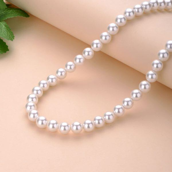 Sterling Silver Pearl Necklace -3