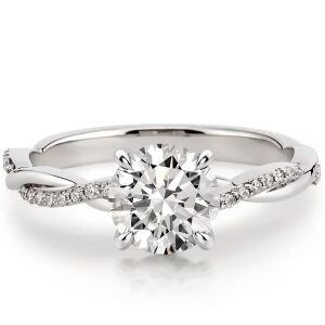 Sterling Silver Moissanite Rings -0