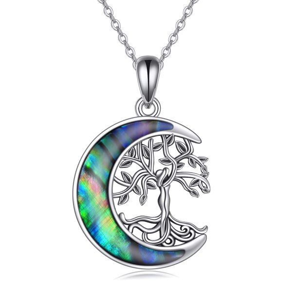 Sterling Silver Tree Of Life Necklace-0