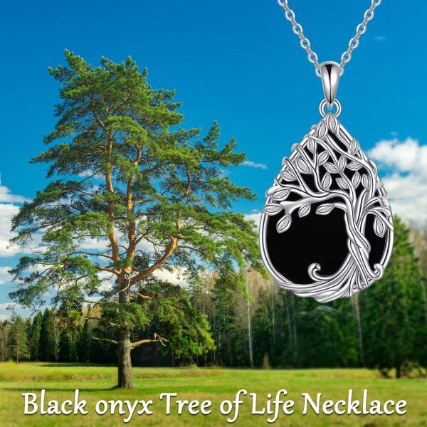 Sterling Silver Tree Of Life Necklace-5