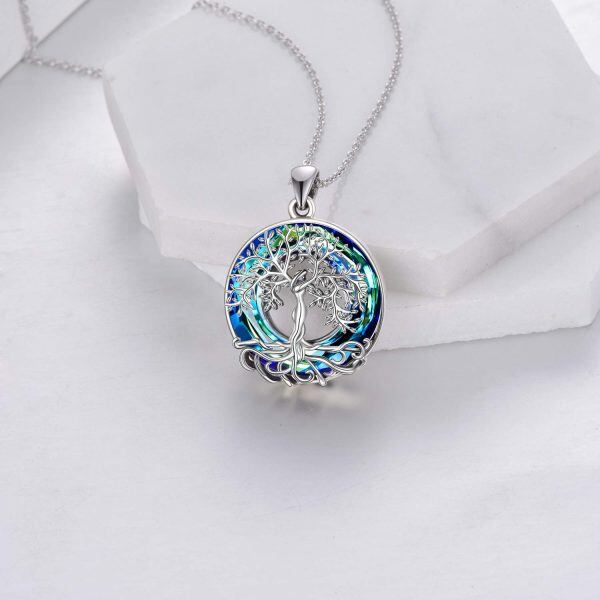 Sterling Silver Tree Of Life Necklace-2