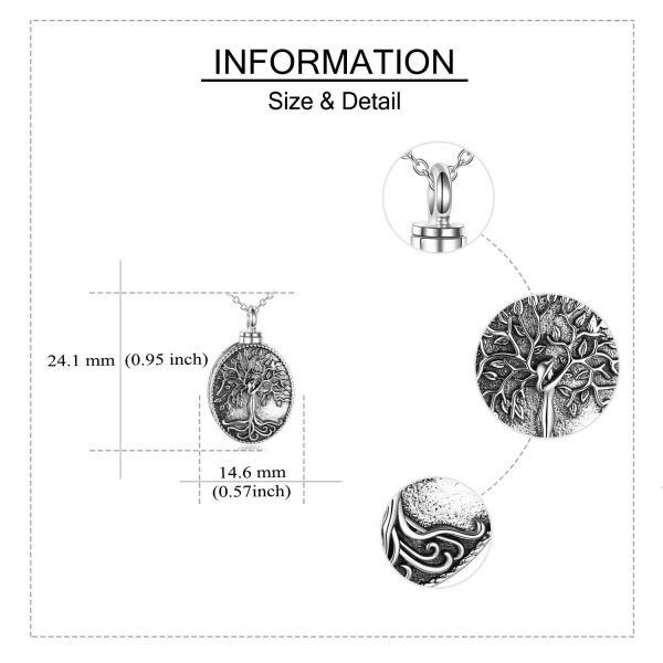 Sterling Silver Tree Of Life Necklace-3