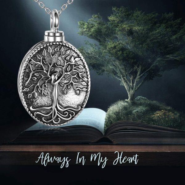 Sterling Silver Tree Of Life Necklace-4