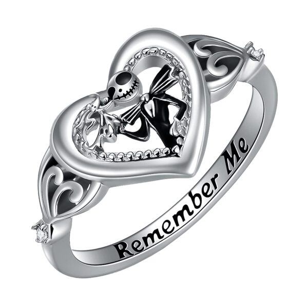 Sterling Silver Jack Skellington Rings -0