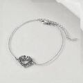 wholesale 925 Sterling Silver Wolf Heart Charm Bracelet for Women - Wholesale Jewelry-0-2