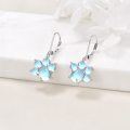 wholesale 925 Sterling Silver Moonstone Cat Claw Leverback Drop Dangle Earrings for Women Girls-0-1