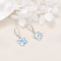 wholesale 925 Sterling Silver Moonstone Cat Claw Leverback Drop Dangle Earrings for Women Girls-0-2