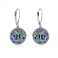 wholesale 925 Sterling Silver Abalone Shell Tree of Life Drop Earrings Wholesale for Women and Girls-0-0
