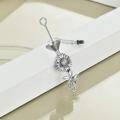 wholesale 925 Sterling Silver Sunflower Urn Pendant Keepsake Memorial Jewelry-0-3