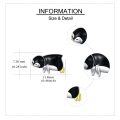 wholesale 925 Sterling Silver Penguin Origami Stud Earrings for Women Girls Gift Idea-0-4