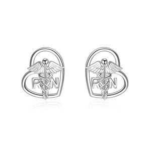 Sterling Silver NursingStud Earrings -0