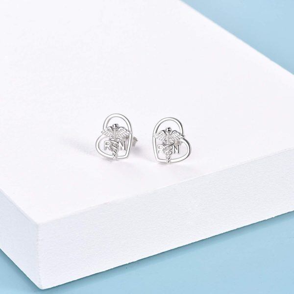 Sterling Silver NursingStud Earrings -2