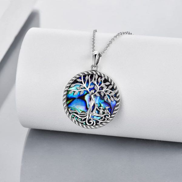 Sterling Silver Tree Of Life Necklace-1