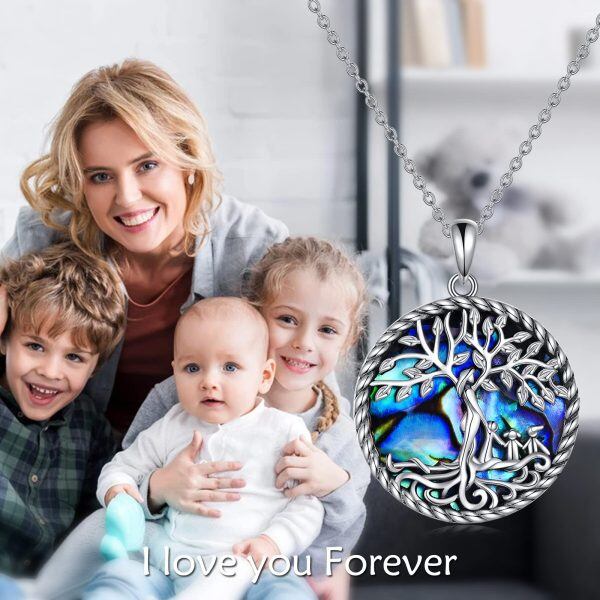 Sterling Silver Tree Of Life Necklace-4