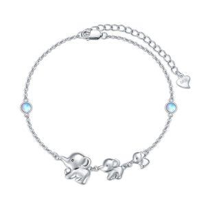 Sterling Silver Elephant Bracelets-0