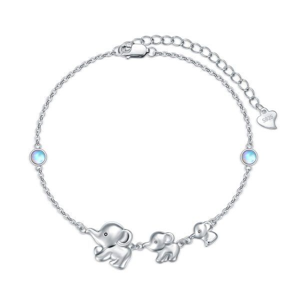 Sterling Silver Elephant Bracelets-0