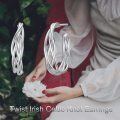 wholesale 925 Sterling Silver Twisted Wire Oval Hoop Earrings for Women-0-3