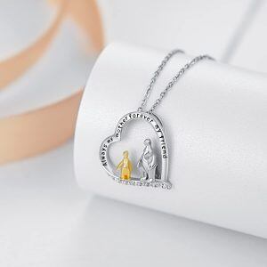 Sterling Silver Penguin Necklace -0