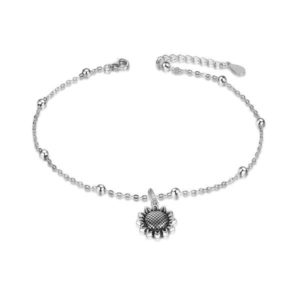 Sterling Silver Sunflower Bracelets-0