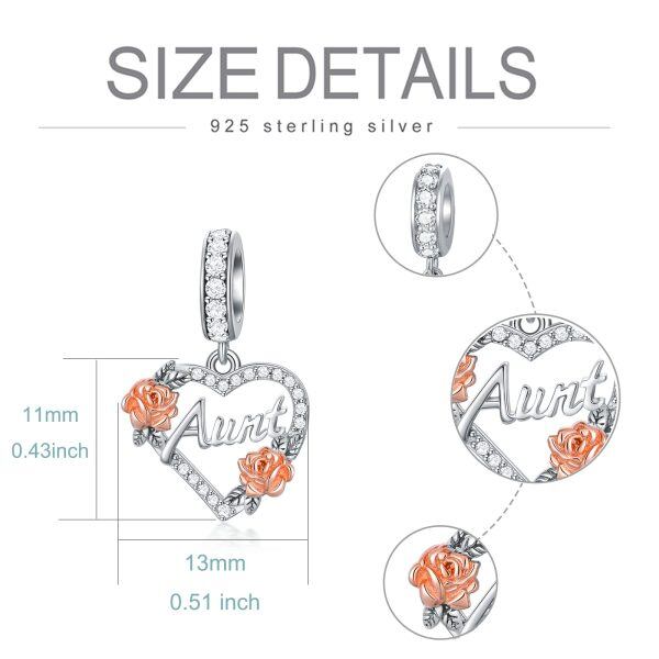 Sterling Silver Aunt Charms-4