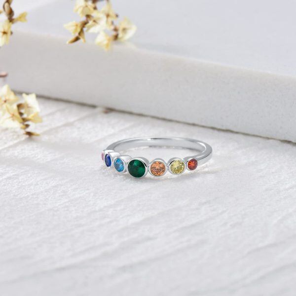 Sterling Silver Chakra Ring-2