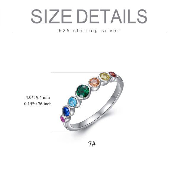 Sterling Silver Chakra Ring-3