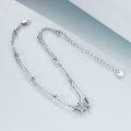 wholesale 925 Sterling Silver Butterfly Dragonfly Evil Eye Anklet for Women-0-5